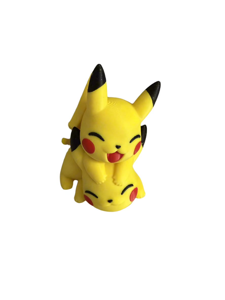 Cuddling Pikachus